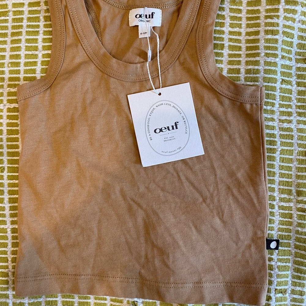 Oeuf Women's Classic Brown Tank Top